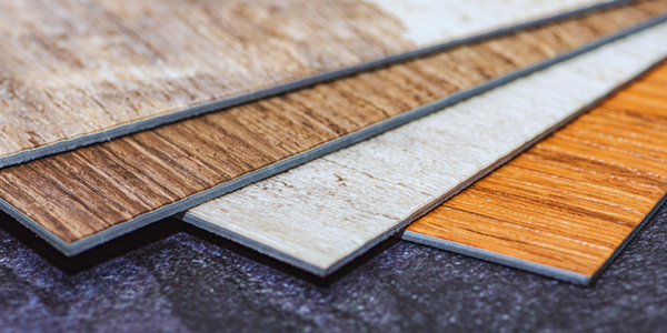 Various vinyl planks